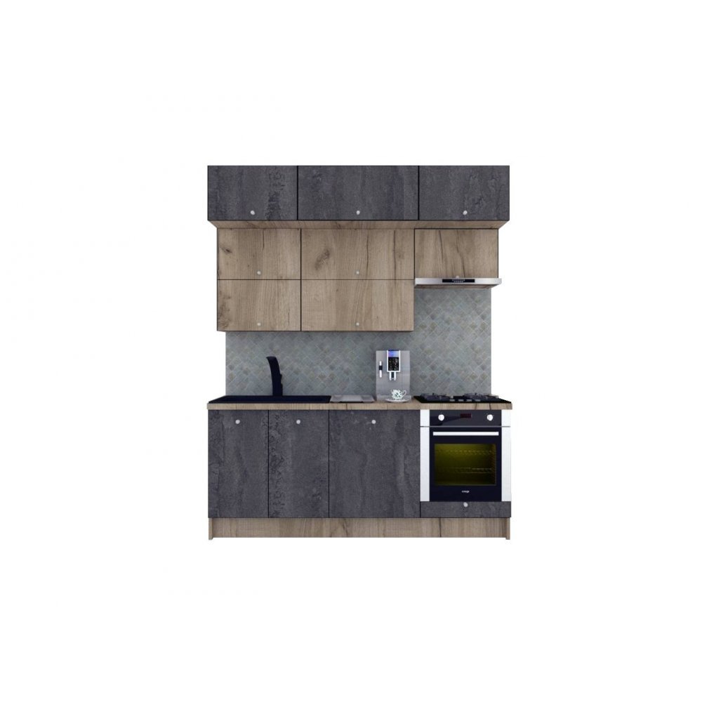 Bucatarie ZONE B COMBI 200 FRONT PAL K002 / decor K352