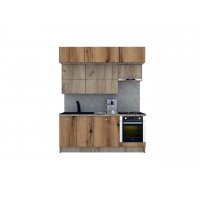 Bucatarie ZONE B COMBI 200 FRONT PAL K002 / decor K365