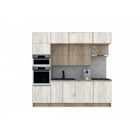 Bucatarie ZONE B COMBI 260 FRONT PAL K002 / decor K001