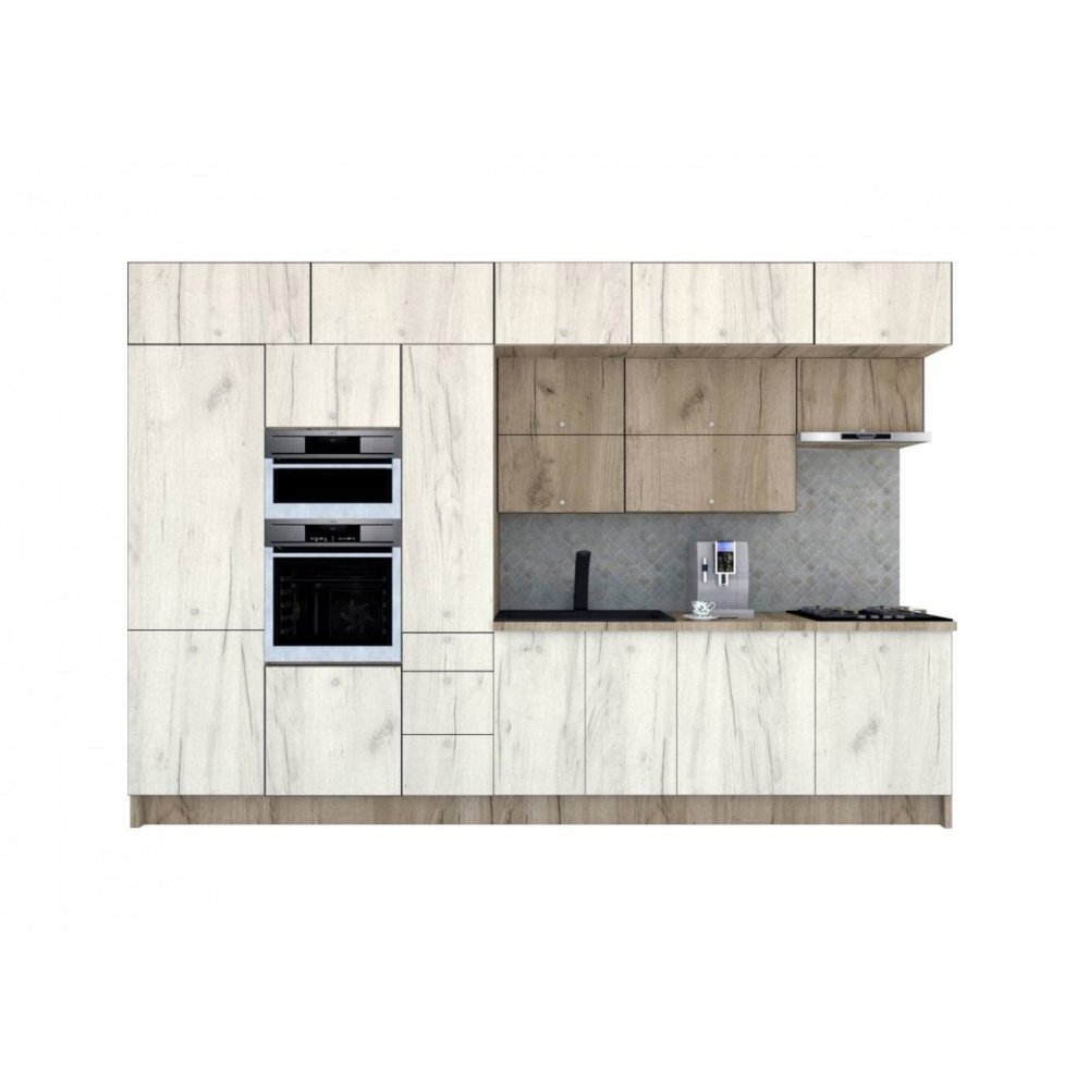Bucatarie ZONE B COMBI 360 FRONT PAL K002 / decor  K001