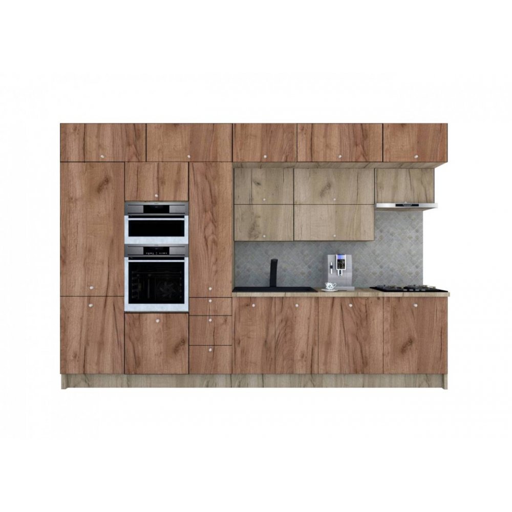 Bucatarie ZONE B COMBI 360 FRONT PAL K002 / decor K004