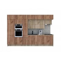 Bucatarie ZONE B COMBI 360 FRONT PAL K002 / decor K004