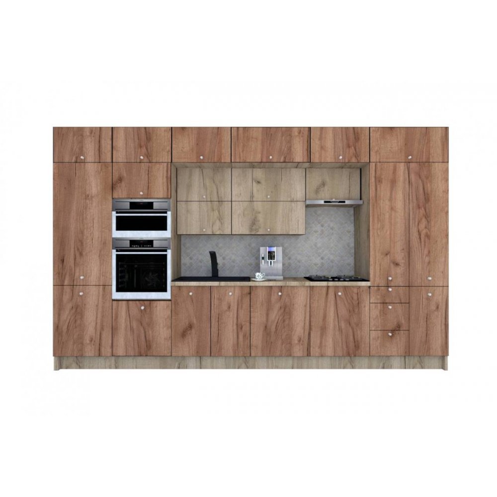 Bucatarie ZONE B COMBI 380 FRONT PAL K002 / decor K004