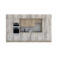 Bucatarie ZONE B COMBI 380 FRONT PAL K002 / decor K084