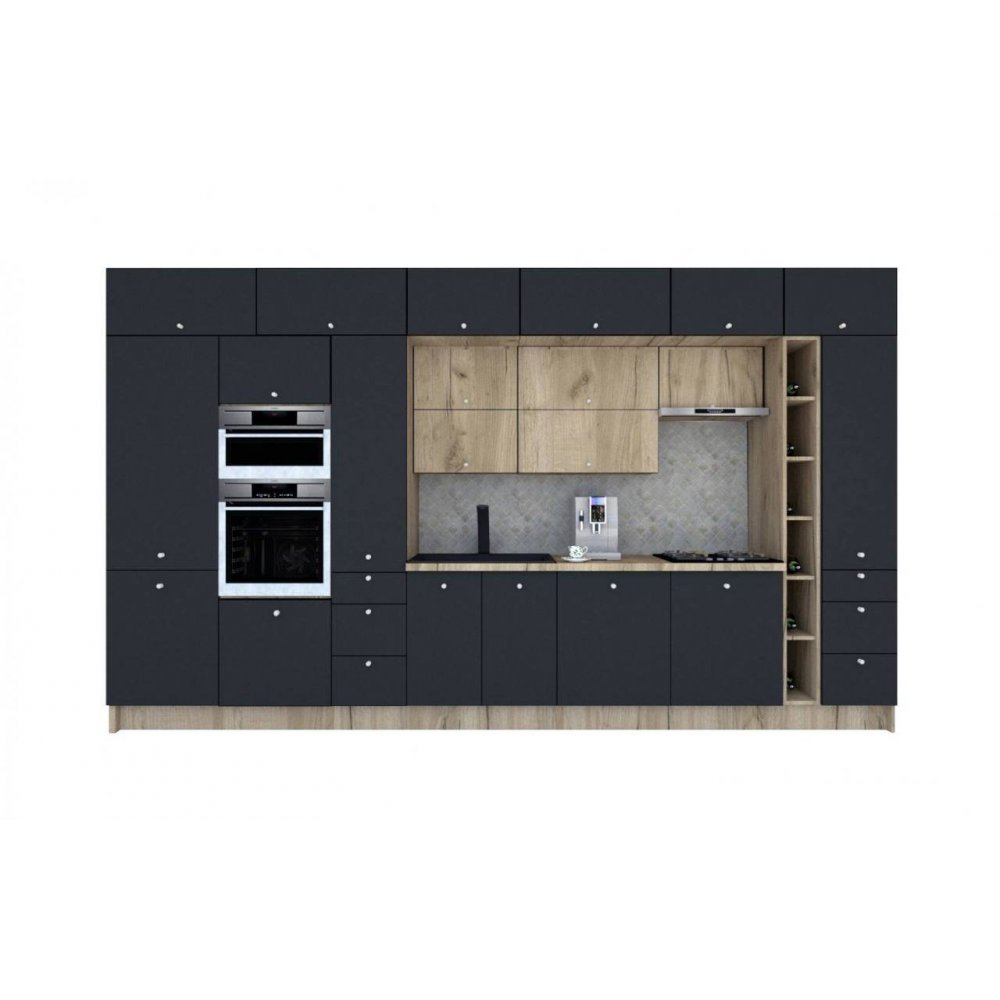 Bucatarie ZONE B COMBI 420 FRONT PAL K002 / decor 0164