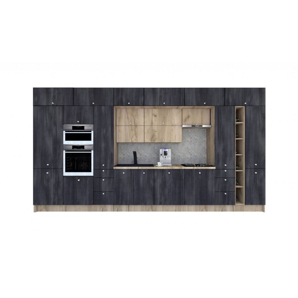 Bucatarie ZONE B COMBI 460 FRONT PAL K002 / decor 8509