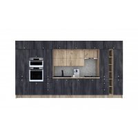 Bucatarie ZONE B COMBI 460 FRONT PAL K002 / decor 8509