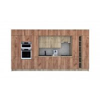 Bucatarie ZONE B COMBI 460 FRONT PAL K002 / decor K004
