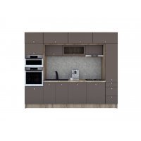 Bucatarie ZONE A 300 FRONT MDF K002 / decor 218