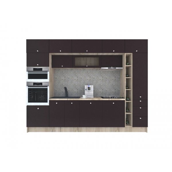 Bucatarie ZONE A 320 FRONT MDF K002 / decor 244