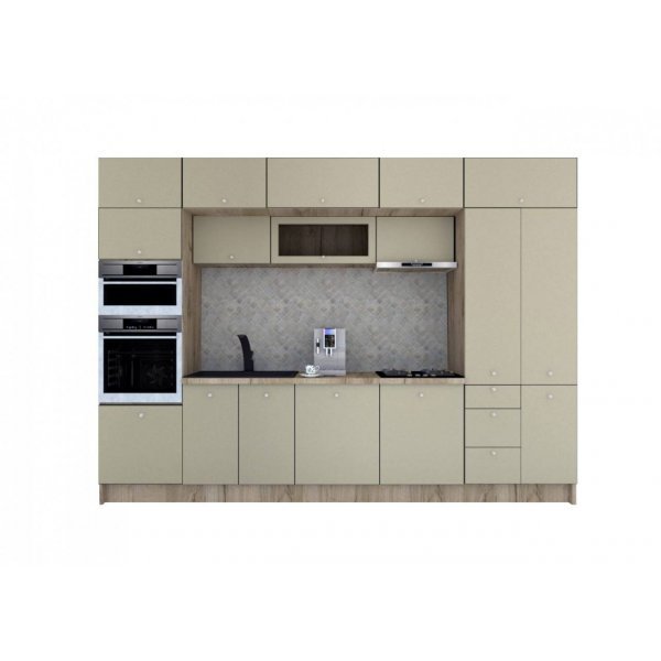 Bucatarie ZONE A 340 FRONT MDF K002 / decor 161