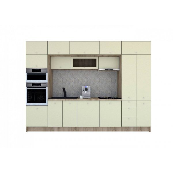 Bucatarie ZONE A 340 FRONT MDF K002 / decor 191