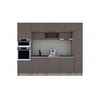 Bucatarie ZONE A 340 FRONT MDF K002 / decor 218