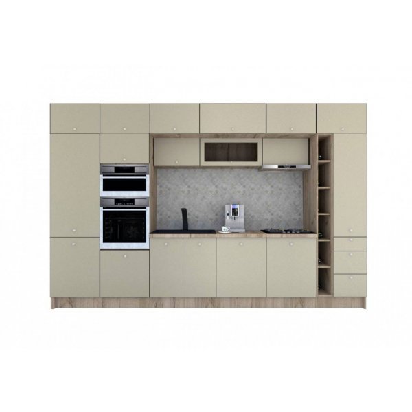 Bucatarie ZONE A 380 FRONT MDF K002 / decor 161