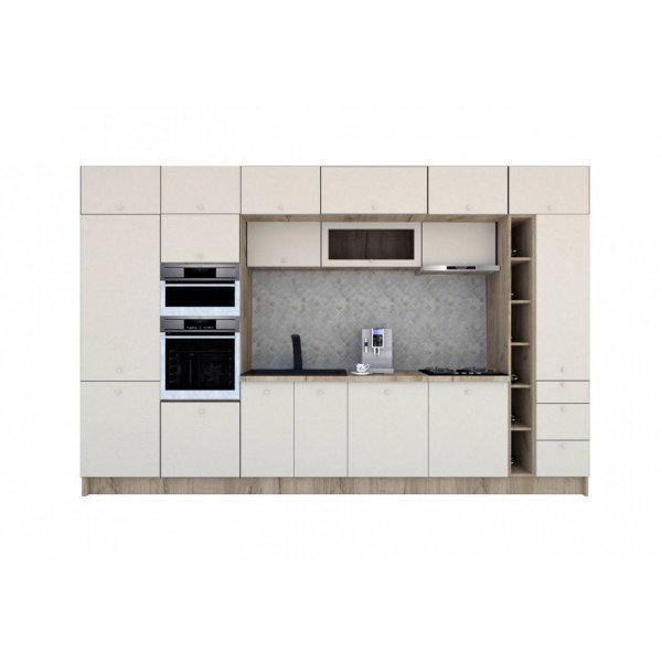 Bucatarie ZONE A 380 FRONT MDF K002 / decor 102