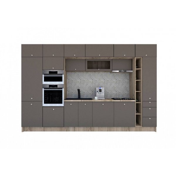 Bucatarie ZONE A 380 FRONT MDF K002 / decor 218