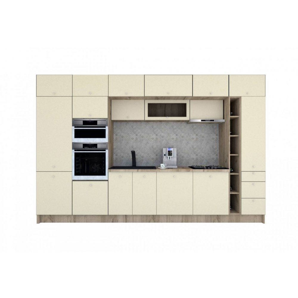 Bucatarie ZONE A 380 FRONT MDF K002 / decor 232