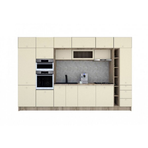 Bucatarie ZONE A 380 FRONT MDF K002 / decor 232