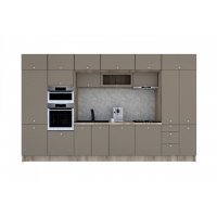 Bucatarie ZONE A 400 FRONT MDF K002 / decor 200