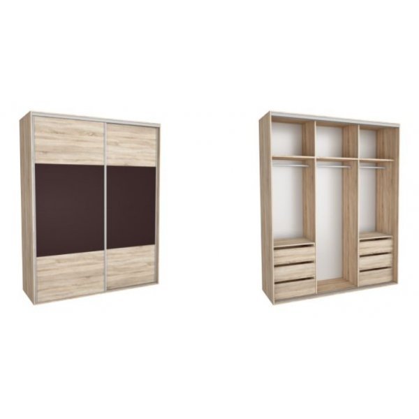 DRESSING NADIR 190 7A FRONT DAB SONOMA / MARON INCHIS