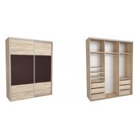 DRESSING NADIR 220 5A FRONT DAB SONOMA / MARON INCHIS