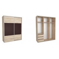 DRESSING NADIR 230 3A FRONT DAB SONOMA / MARON INCHIS