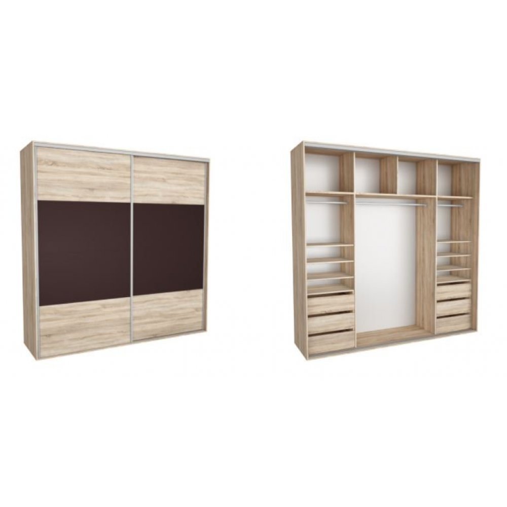 DRESSING NADIR 240 6A FRONT DAB SONOMA / MARON INCHIS