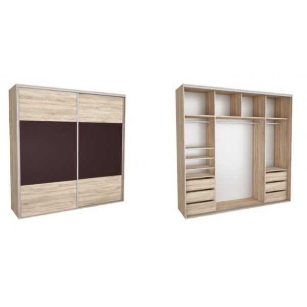 DRESSING NADIR 260 5A FRONT DAB SONOMA / MARON INCHIS