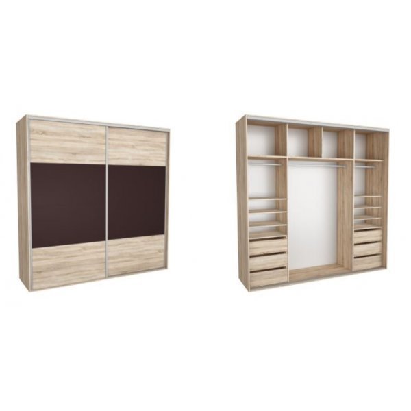 DRESSING NADIR 260 6A FRONT DAB SONOMA / MARON INCHIS