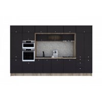 Bucatarie ZONE A 400 FRONT MDF K002 / decor 258