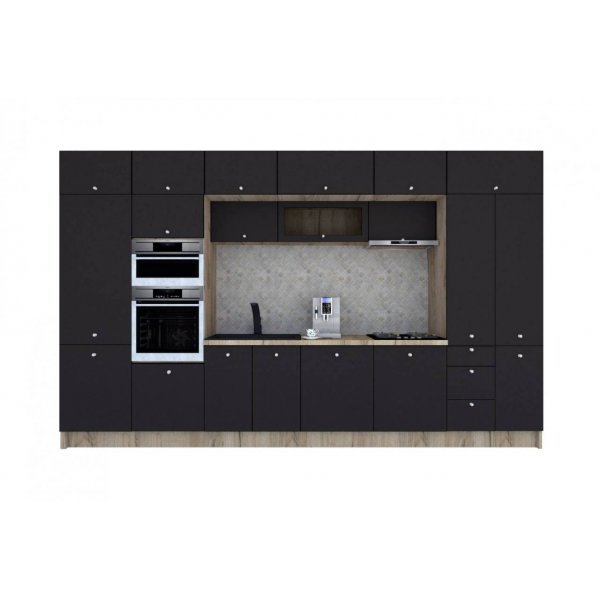 Bucatarie ZONE A 400 FRONT MDF K002 / decor 258