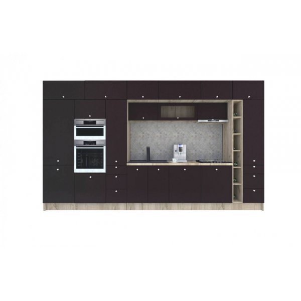 Bucatarie ZONE A 420 FRONT MDF K002 / decor 244
