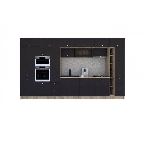 Bucatarie ZONE A 420 FRONT MDF K002 / decor 258