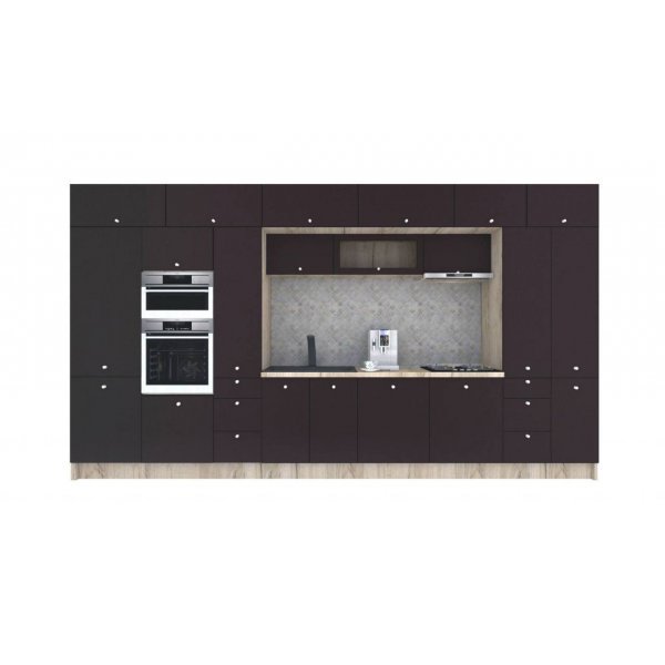 Bucatarie ZONE A 440 FRONT MDF K002 / decor 244