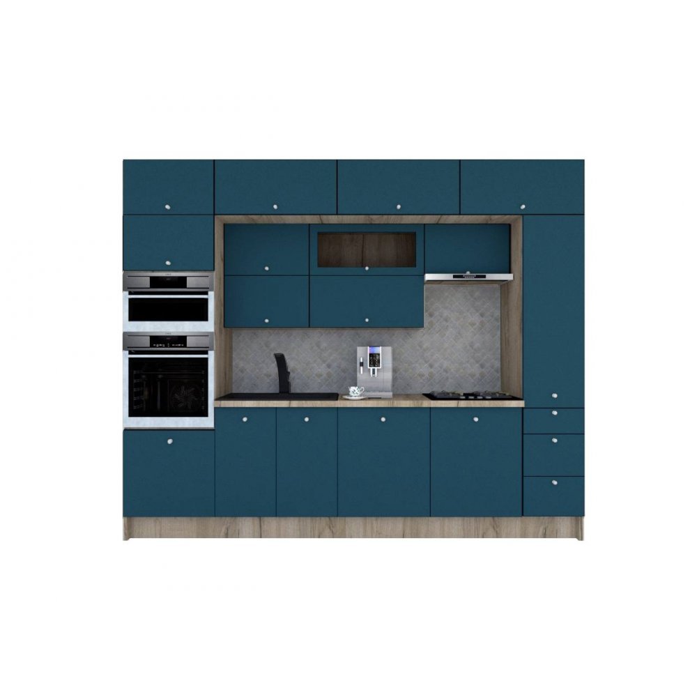 Bucatarie ZONE B 300 FRONT MDF K002 / decor 259