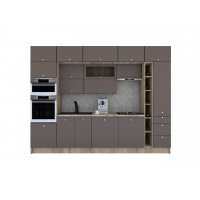 Bucatarie ZONE B 320 FRONT MDF K002 / decor 218