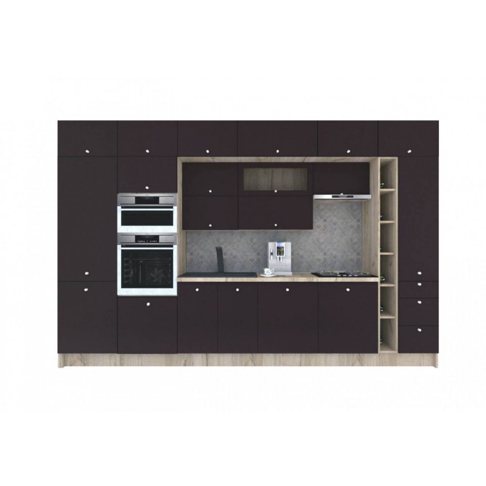 Bucatarie ZONE B 380 FRONT MDF K002 / decor 244