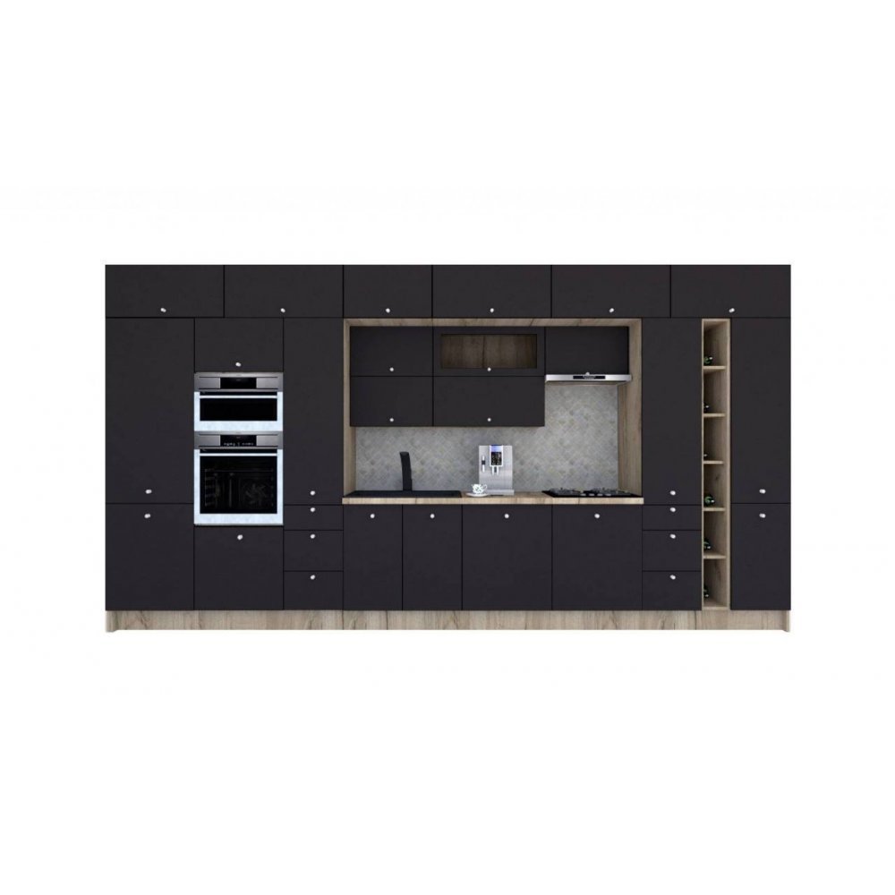 Bucatarie ZONE B 460 FRONT MDF K002 / decor 258