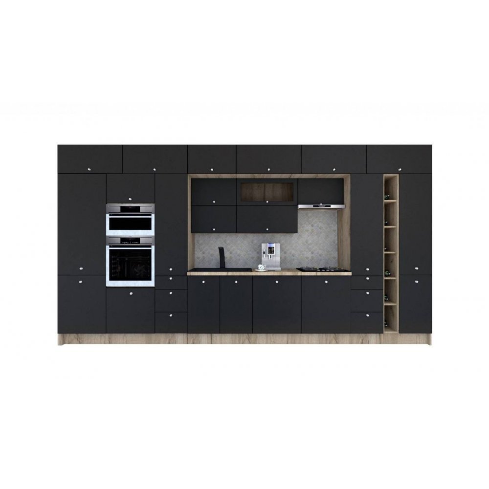 Bucatarie ZONE B 460 FRONT MDF K002 / decor 266