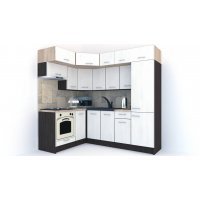 Bucatarie de Colt BIG GENA NEW DR. 160-230, Wenge / Decor 8508