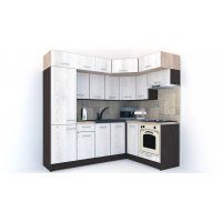 Bucatarie de Colt BIG GENA NEW ST. 160-230, Wenge / Decor K010