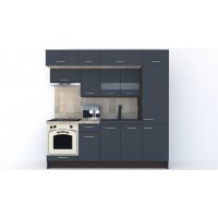 Bucatarie BIGMAR 230 A Wenge / Decor 0164