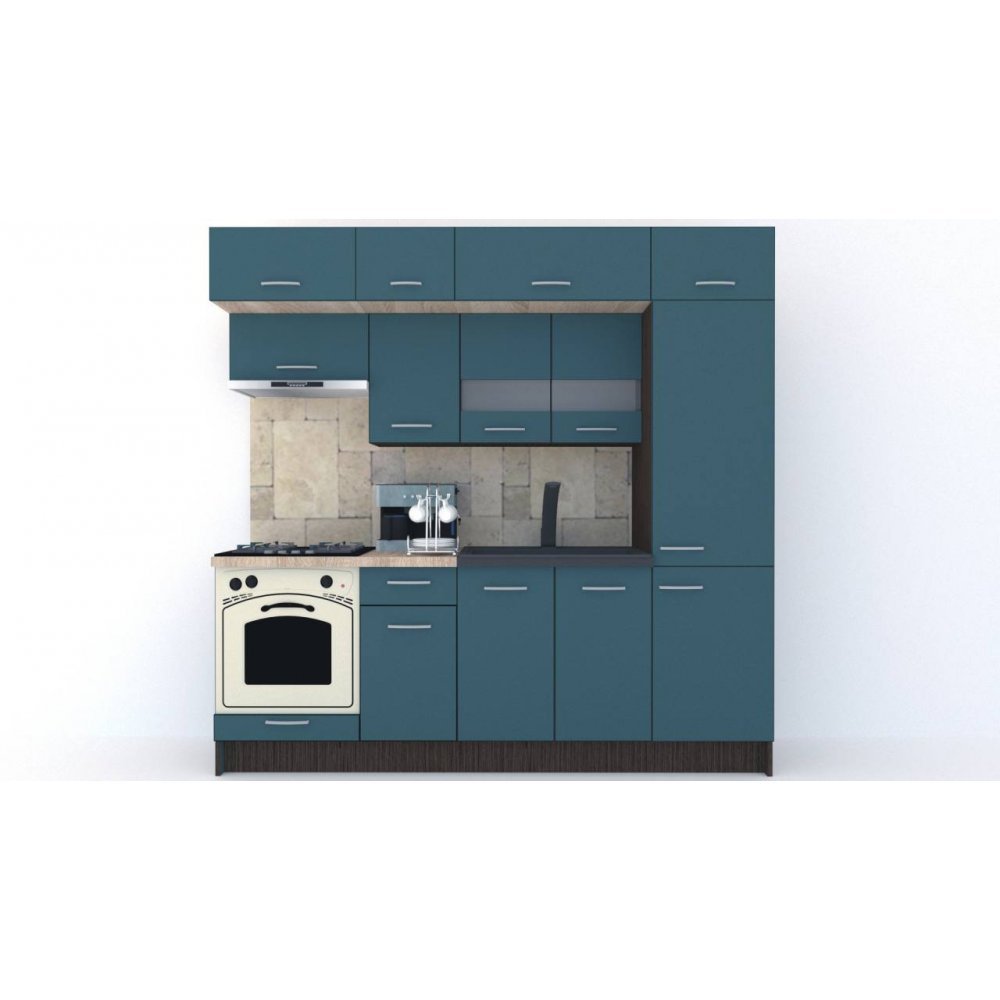 Bucatarie BIGMAR 230 A Wenge / Decor 0164