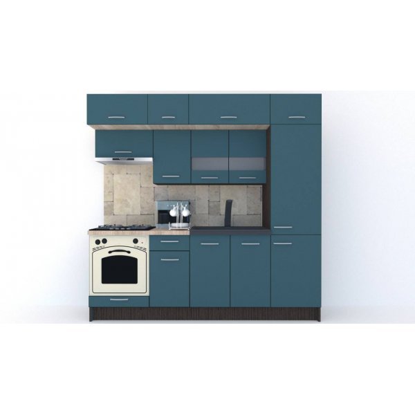 Bucatarie BIGMAR 230 A Wenge / Decor 0164