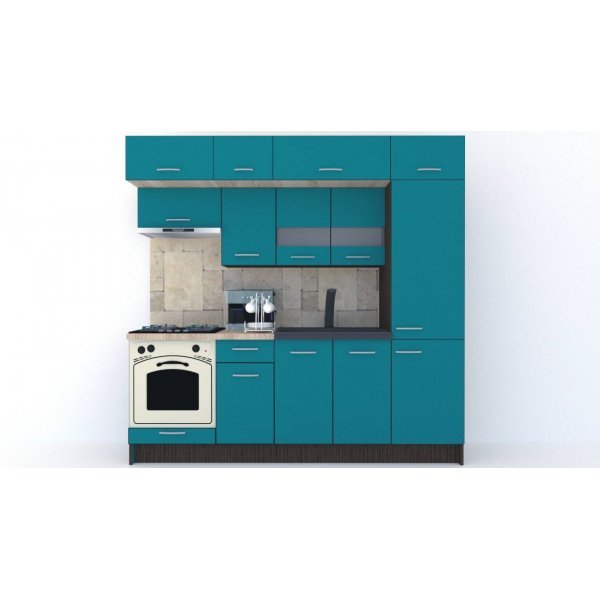 Bucatarie BIGMAR 230 A Wenge / Decor 0245