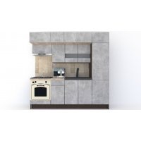 Bucatarie BIGMAR 230 A Wenge / Decor 4298
