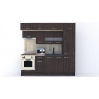 Bucatarie BIGMAR 230 A Wenge / Decor 8548