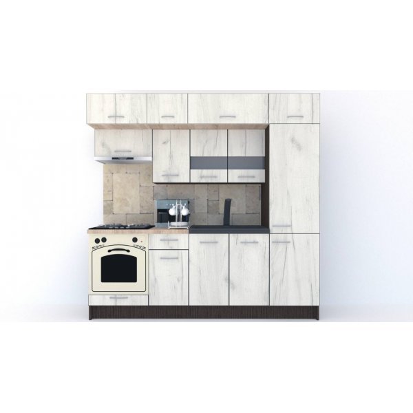 Bucatarie BIGMAR 230 A Wenge / Decor K001