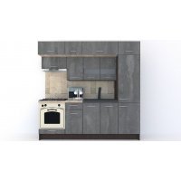 Bucatarie BIGMAR 230 A Wenge / Decor K352
