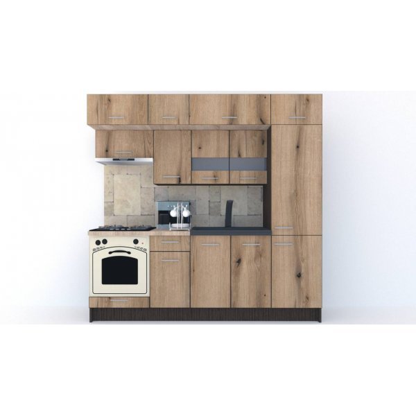 Bucatarie BIGMAR 230 A Wenge / Decor K365